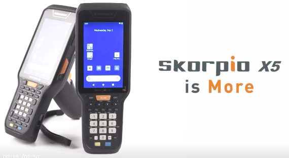 重磅來襲|Skorpio X5移動終端 - 增強可追溯性，提高生產力！